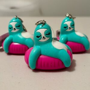 Bath & Body Works Sloth Pocketbac Sanitizer Holders x3